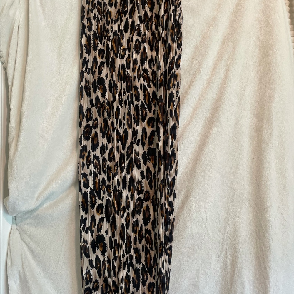Leopard-print Pants